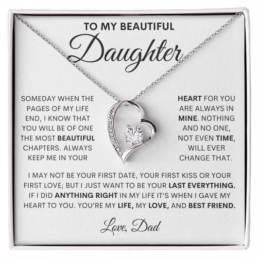 To My Daughter - A Beautiful Chapter (Forever Love Necklace)